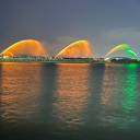 【下見・計画中🌙】びわこ花噴水 夜間空撮に向けて